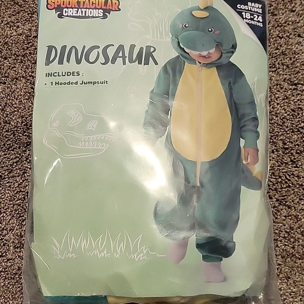 Spooktacular Creations Baby Dinosaur Costume Dinosaur Onesie New 18-24 Months